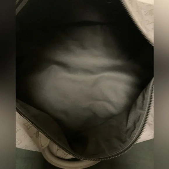 Louis Vuitton Keepall Monogram Gray Duffel Bag - Picture 15 of 16